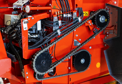 Chain Drive to Crossbeater