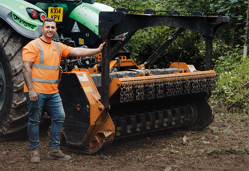 ECF/DT 220 Forestry Flail