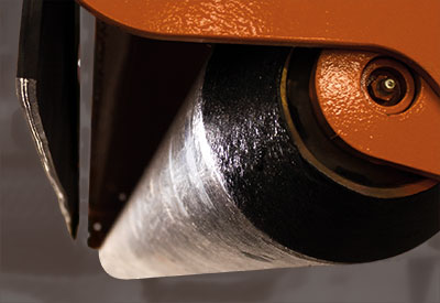 Rouleau de grand diamètre