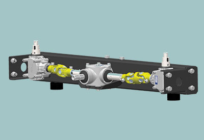 Boîte de vitesses en 3 pièces