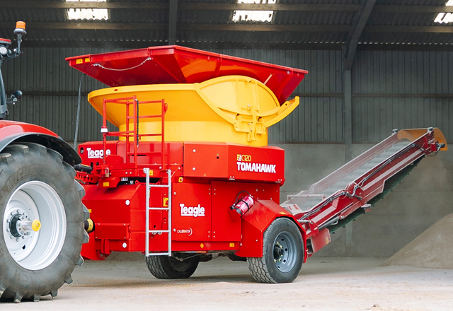 C120 with grain milling hopper