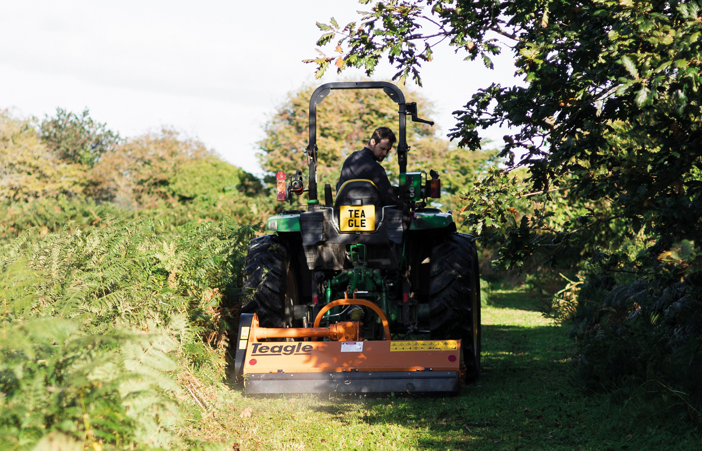 Mulcher monté à l’arrière