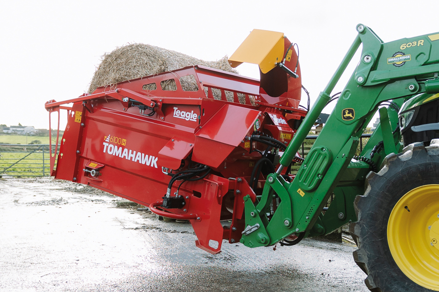 6100H round bale tractor