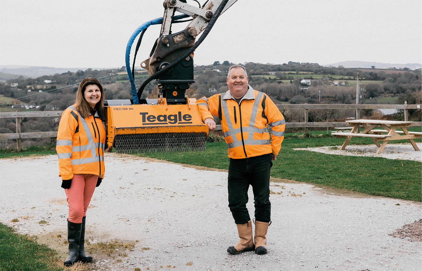 Mulchers excavateurs