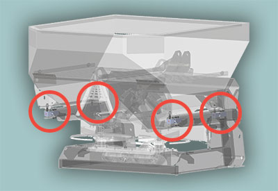 Système de piles de pesée